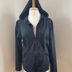 NWOT Spyder Woman's Tech Jacket with Hood Black  (JB1023)